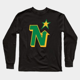 Defunct Minnesota North Stars Hockey 1991 Long Sleeve T-Shirt